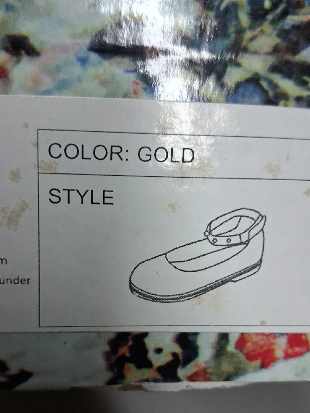 Nicole Miller Metallic Gold Pearl-Strap Girls Dress Flats